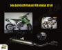 Doma Racing Auspuff Kawasaki KXF 450 Slip on Titan/Carbon ab Bj. 2006