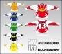 MX Jersey Doma Racing Auspuff White Line (mit Name und Startnummern)