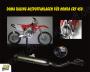 Doma Racing Auspuffanlage CRF 450  ab 2009 Alu/Carbon mit Bomb