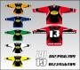 MX Jersey Doma Racing Auspuff Black Line 2 (mit Name und Startnummern)